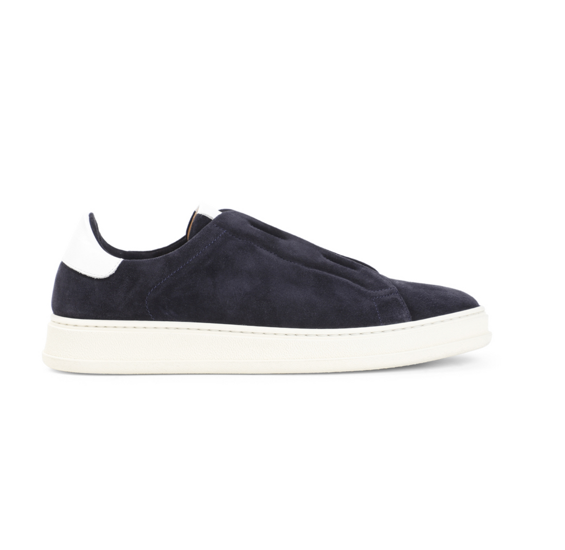 Kiton Suede Slip On Sneakers
