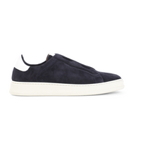 Kiton Suede Slip On Sneakers