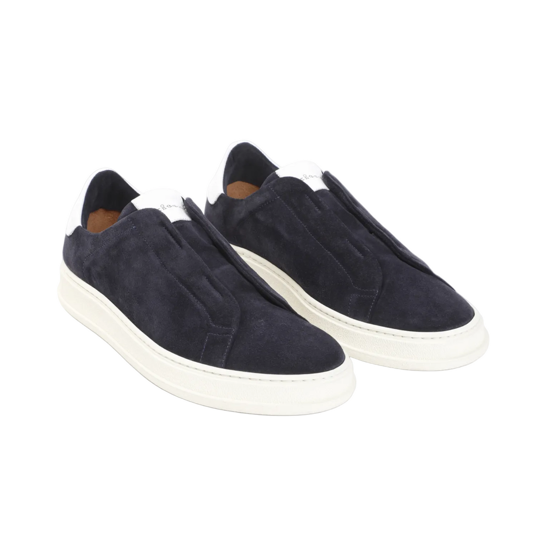 Kiton Suede Slip On Sneakers