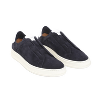 Kiton Suede Slip On Sneakers