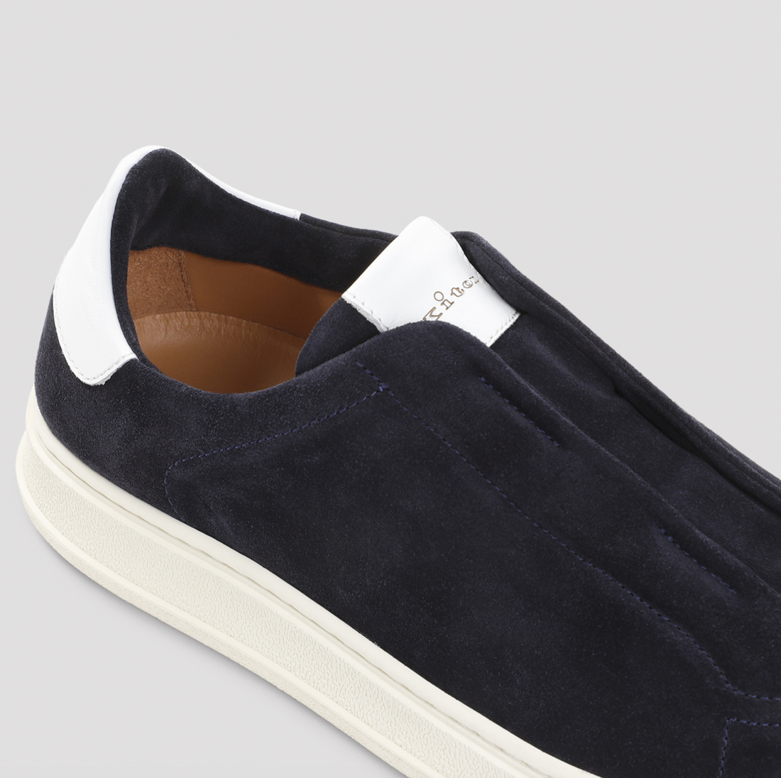 Kiton Suede Slip On Sneakers