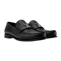 Louis Vuitton Major Leather Loafer  Leather
