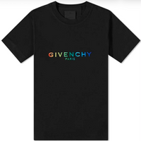 Givenchy Multicoloured Embroidered Logo T-Shirt