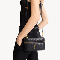 Saint Laurent Gaby Vanity Quilted Leather Bag