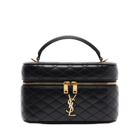 Saint Laurent Gaby Vanity Quilted Leather Bag
