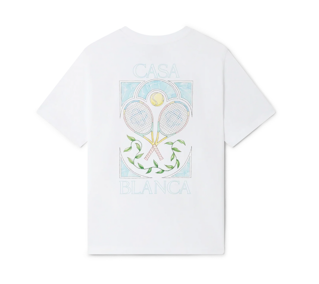 Casablanca Pastelle Tennis T-Shirt