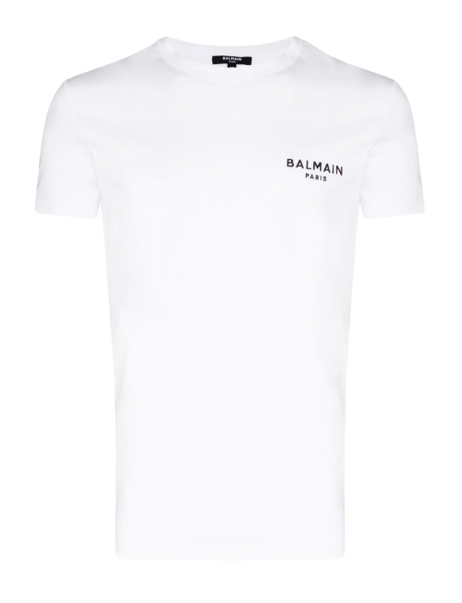 Balmain Logo Embroidery T-Shirt