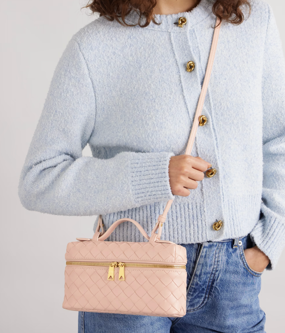 Bottega Veneta Bang Bang Intrecciato Leather Bag