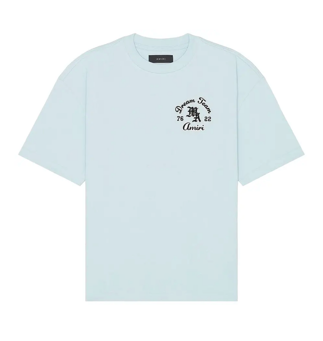 Amiri Dream Team Oversized Tee Cerulean