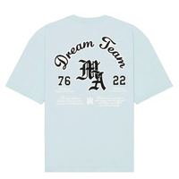 Amiri Dream Team Oversized Tee Cerulean