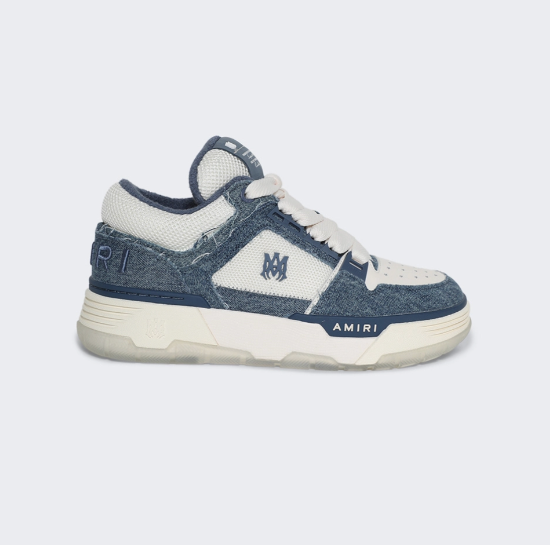 Amiri MA-1 Washed Indigo Denim Sneaker