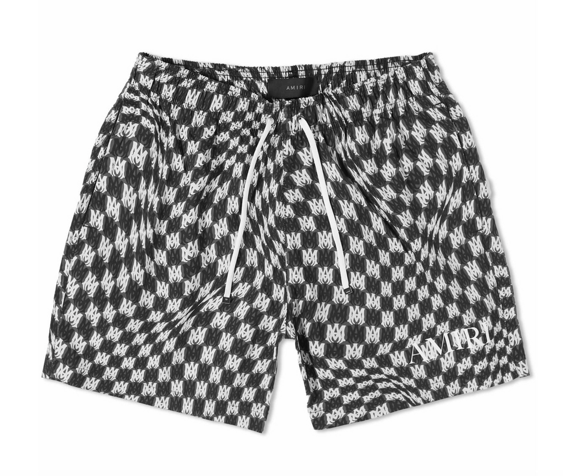 Amiri MA Wavy Swim Trunks