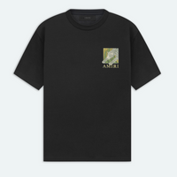 Amiri Leopard Tee Black