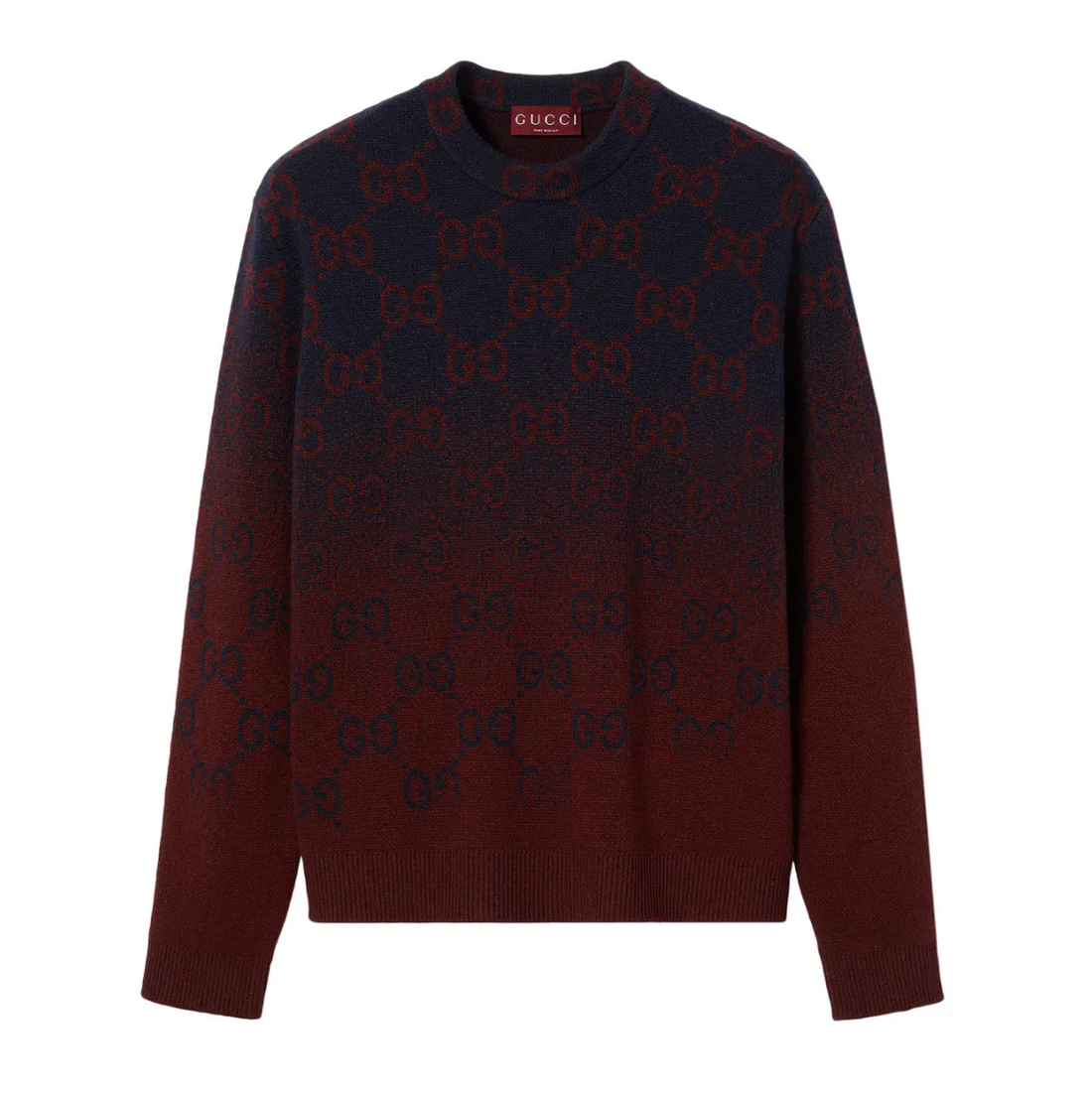 Gucci Degrade Wool Jacquard Sweater