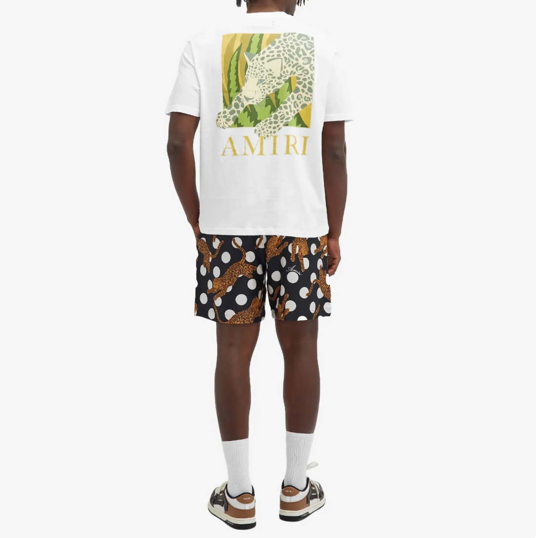Amiri Leopard T-shirt white