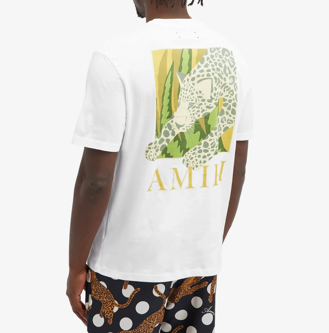 Amiri Leopard T-shirt white