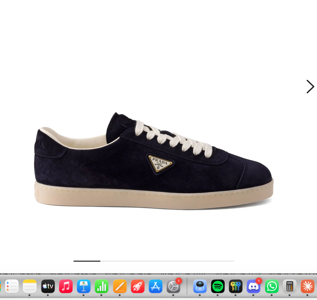 Prada Lane Suede Sneaker