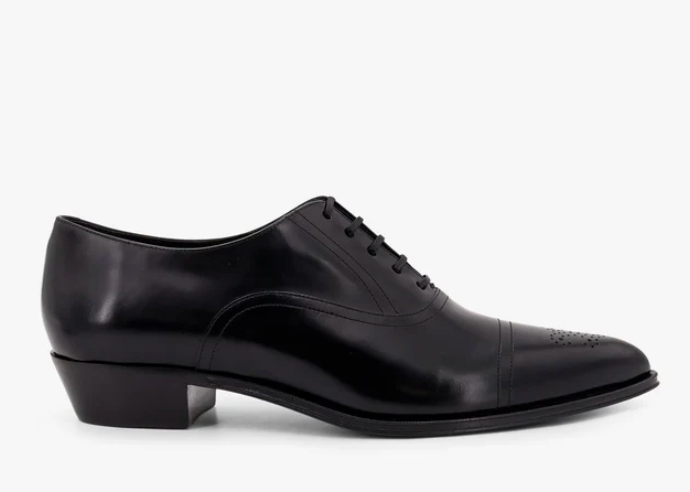 Celine Leather Oxford Lace Up Sneaker