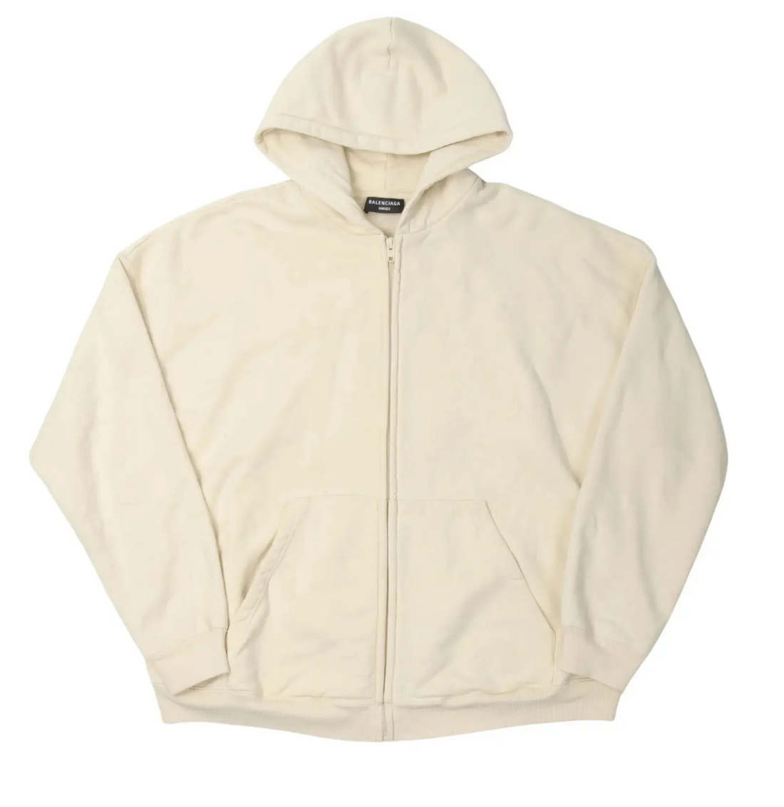 Balenciaga Zip Logo Hoodie