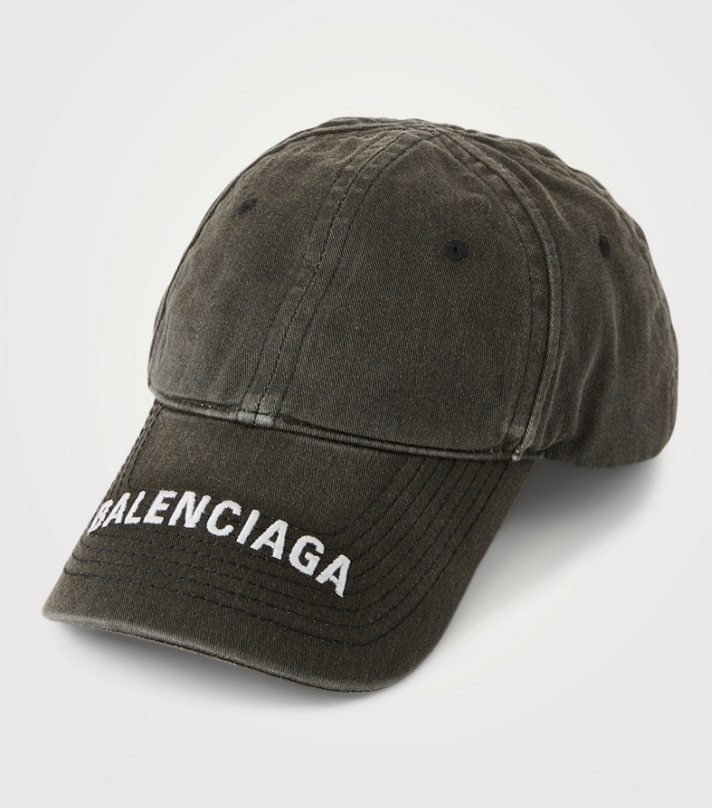 Balenciaga Washed Logo Baseball Cap