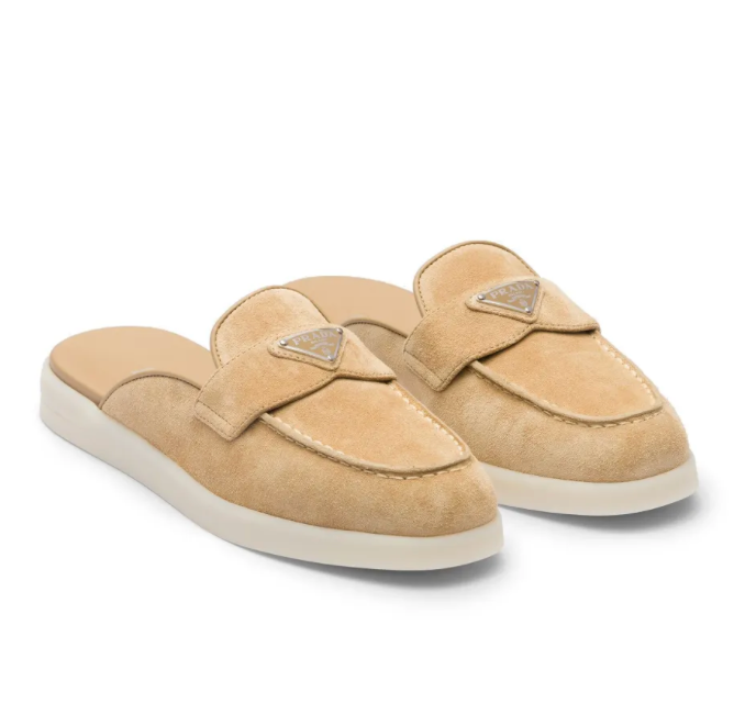 Prada Suede Mules