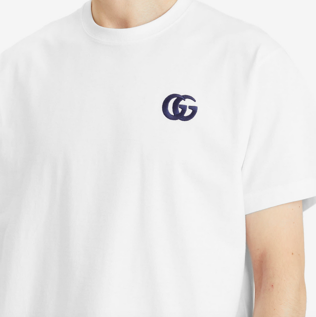 Gucci GG Embroidery Logo T-Shirt