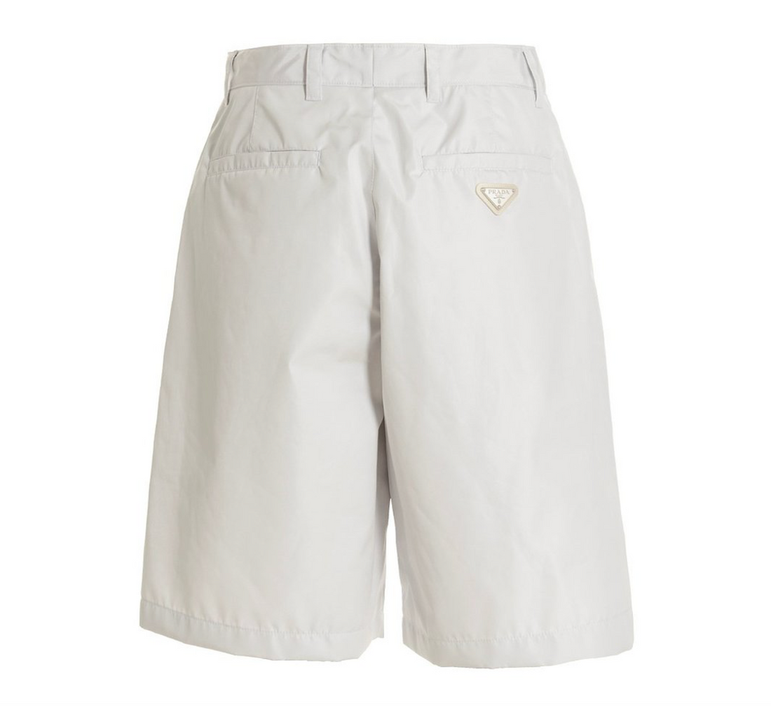 Prada Triangle Logo Shorts
