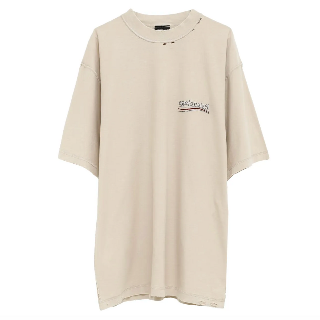 Balenciaga Campaign Distressed T-Shirt