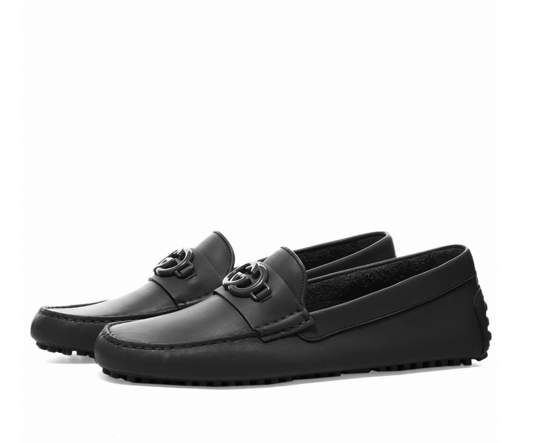 Gucci Ayrton GG Black Leather Loafer