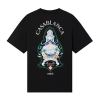 Casablanca Black Hotel Emblem T-Shirt