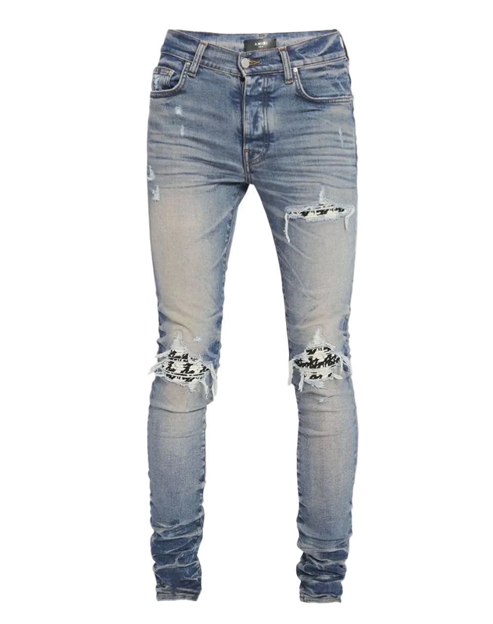 Amiri MX1 MA Repair Vintage Indigo Jeans