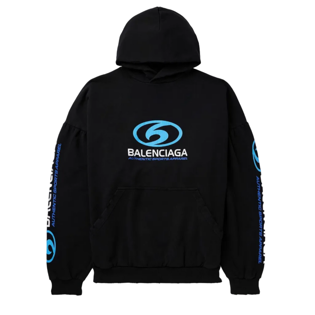 Balenciaga Surfer Graphic Print Hoodie