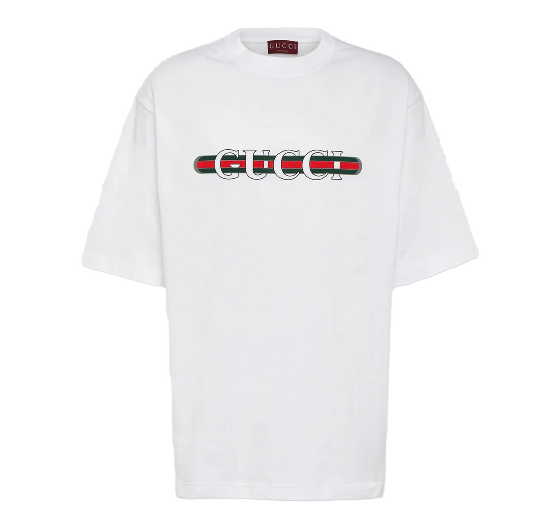 Gucci Web Stripe Logo T-Shirt