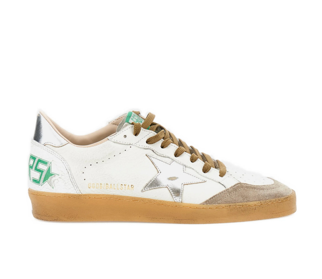 Golden Goose Ballstar Sneaker white green