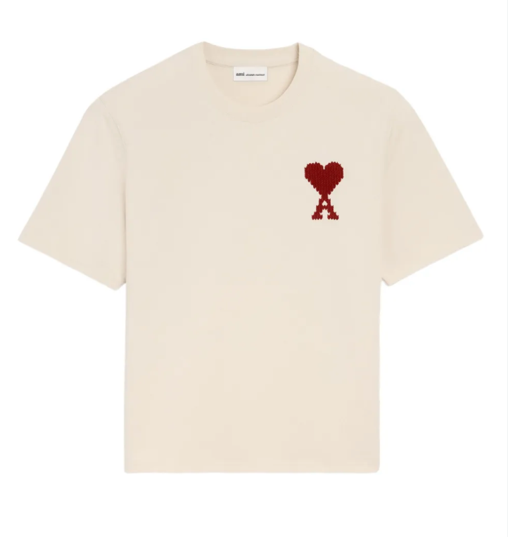 Ami Zigzag Embroidery T-shirt