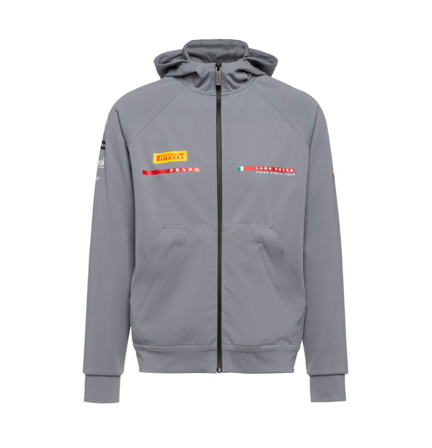 Prada Luna Rossa Zip Hoodie