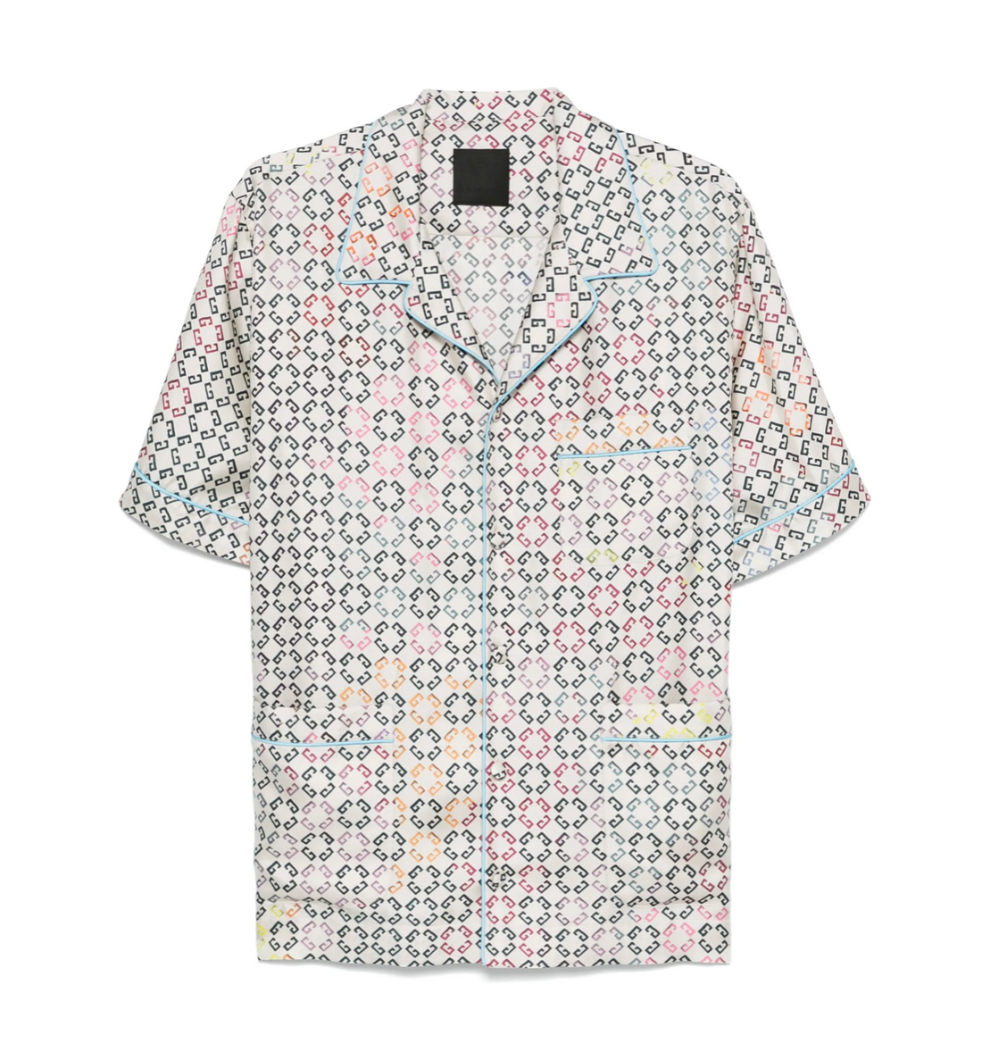 Givenchy Monogram Printed Silk Shirt