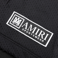 Amiri MA Star Mesh Hoodie Black