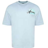 Amiri Paradise Airbrush Cerulean T-Shirt