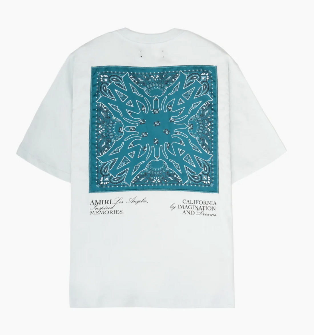 Amiri MA Bandana Silk Applique T-Shirt