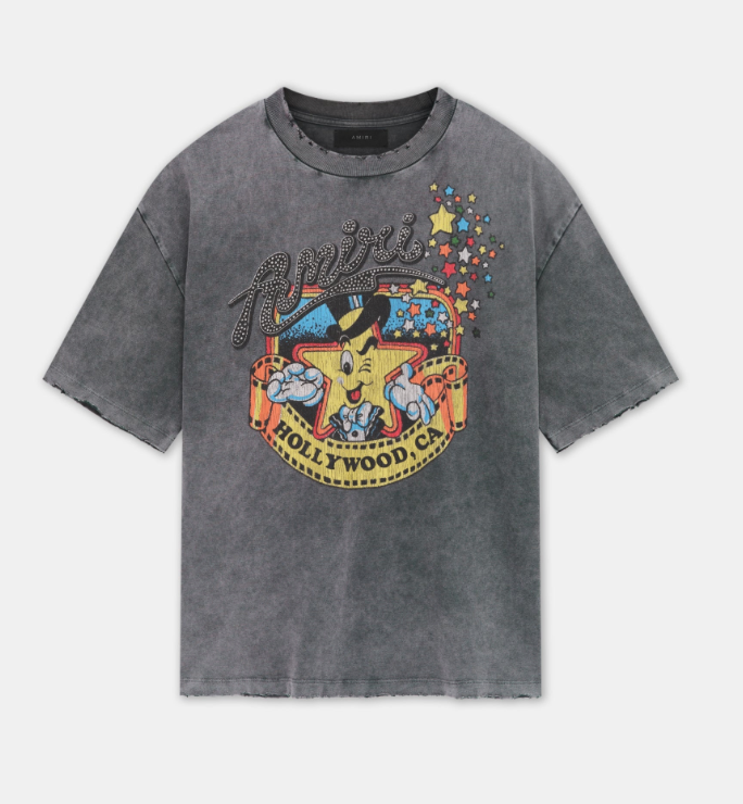 Amiri Mr. Hollywood Oversized T-Shirt White