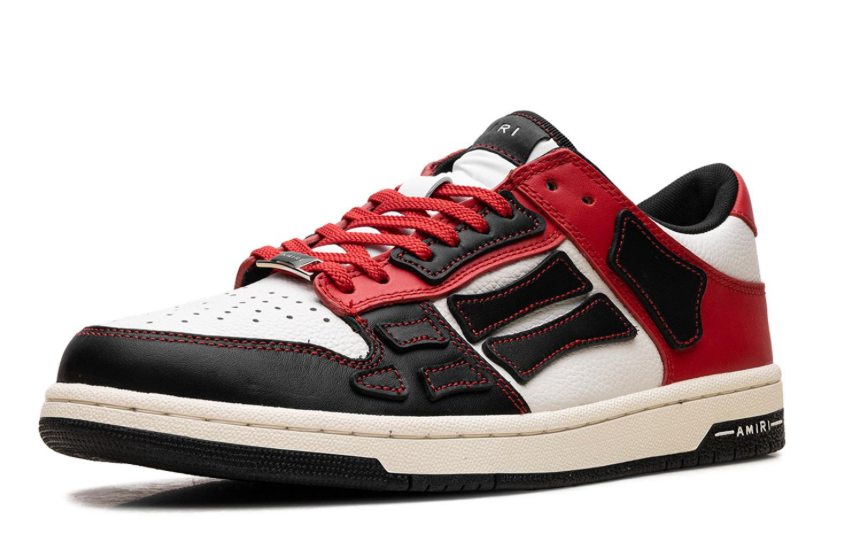 Amiri Skel Top Low Black/Red Sneaker