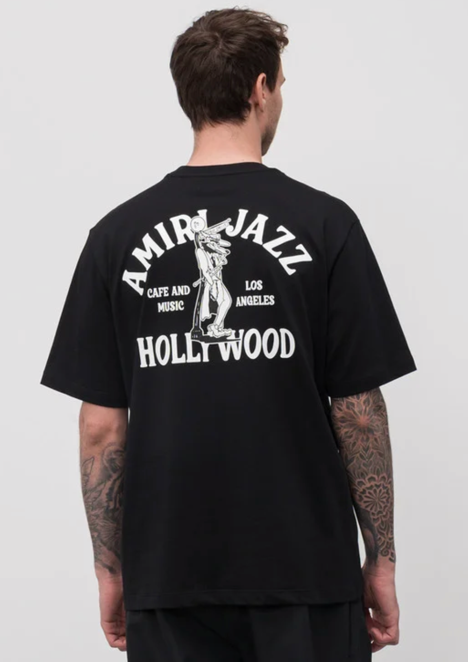 Amiri Jazz Wolf T-Shirt Black