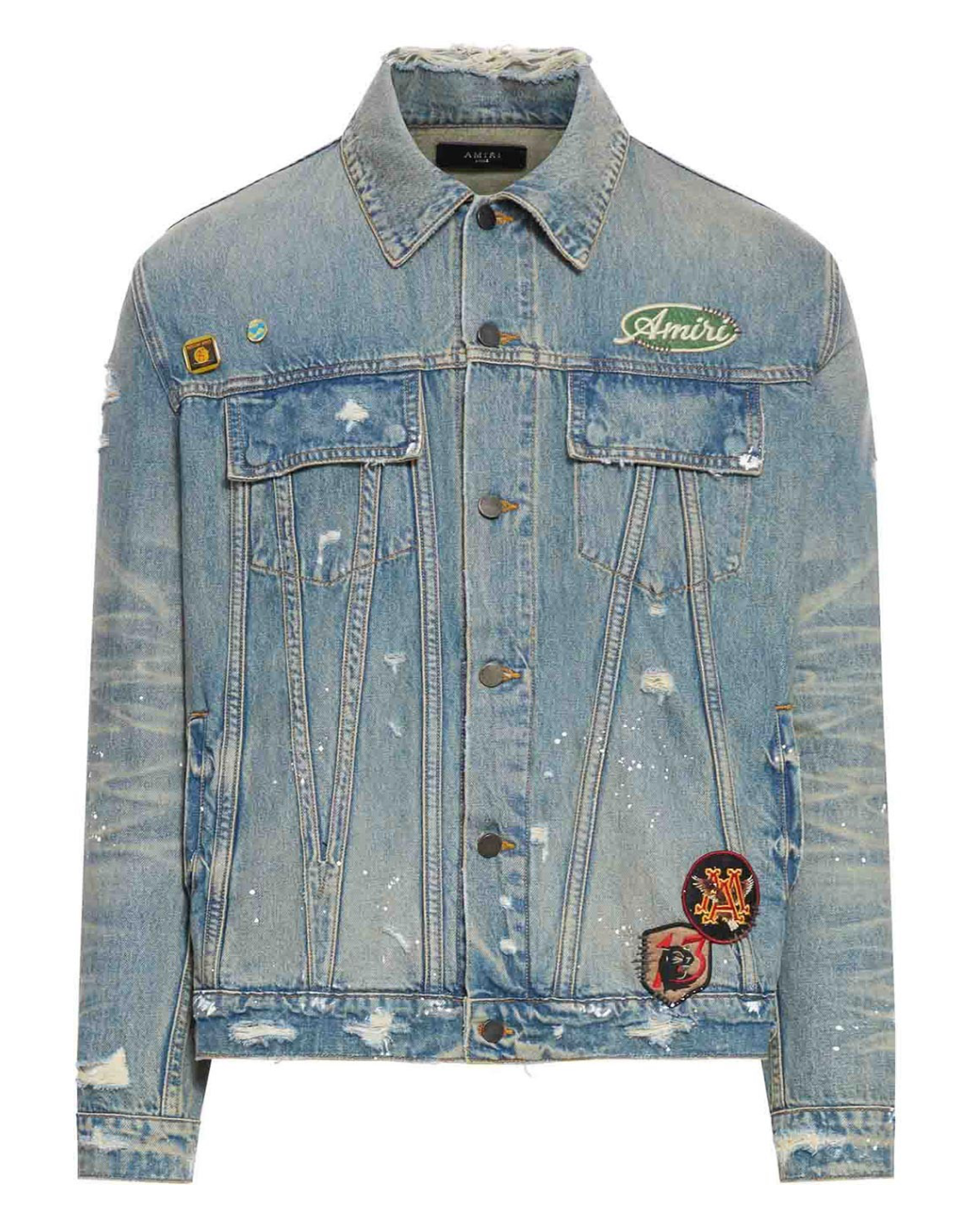 Amiri Vintage Pegasus Denim Jacket Antique Indigo