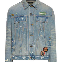 Amiri Vintage Pegasus Denim Jacket Antique Indigo