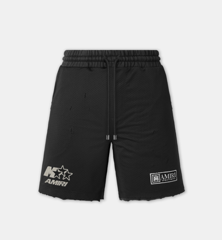Amiri Mesh Basketball Short Black