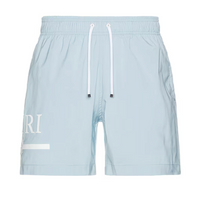 Amiri MA Bar Logo Swimshort Light Blue