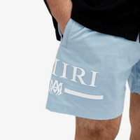 Amiri MA Bar Logo Swimshort Light Blue
