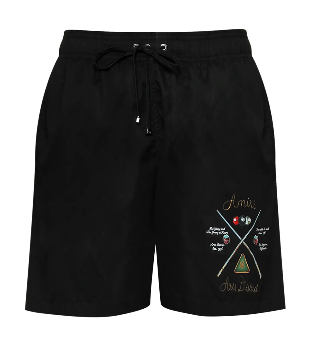 Amiri Pool Cue Swimshorts Black