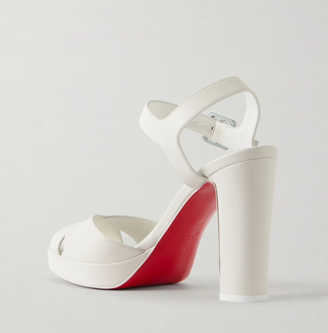 Christian Louboutin Cora 100mm Leather Sandals